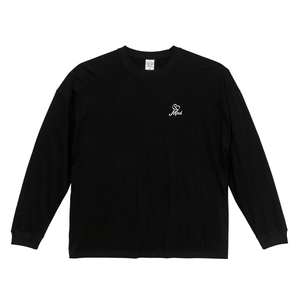 B Mind ロゴ ロングスリーブTシャツ（ブラック）