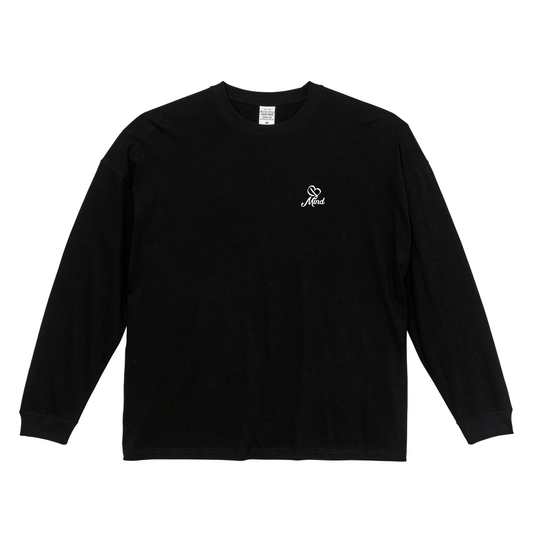 B Mind ロゴ ロングスリーブTシャツ（ブラック）